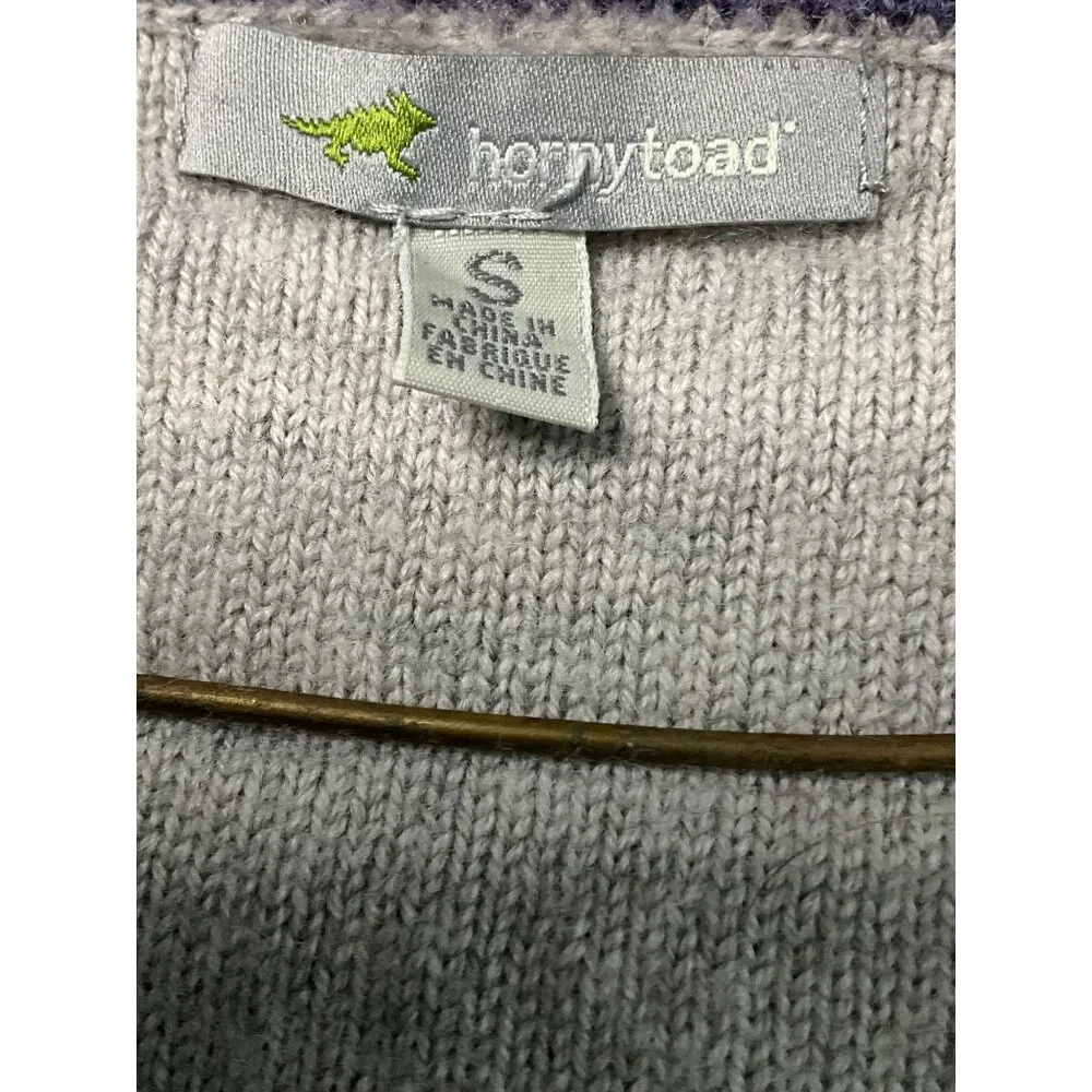 Horny Toad Womens Marled Merino Wool V-Neck Sweater‎ S